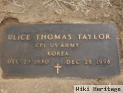 Ulice Thomas Taylor