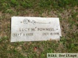 Lucy M Pownell