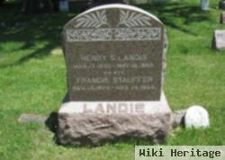 Francis "fannie" Stauffer Landis