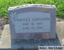 Frances Lewsader