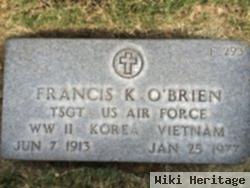 Francis K O'brien