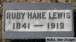 Ruby J. Hane Lewis