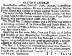 Calvin Clinton Lehman