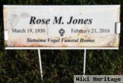 Rose M. Jones