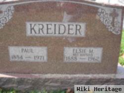 Elsie M. Kintzer Kreider