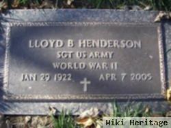 Lloyd B Henderson, Sr