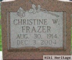 Christine W Heck Frazer