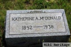 Katherine A Mcdonald