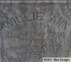 Willie Ann Boren Myers