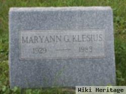 Maryann G. Klesius