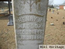 Henry M Maddox