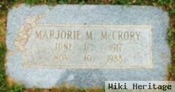 Marjorie M Mccrory