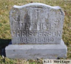 Martha E. "mattie" Christerson