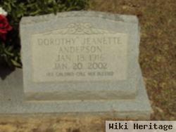 Dorothy Jeanette Anderson