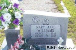 Mary Anne Williams