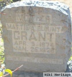 Martha Ann "mattie" Davis Grant