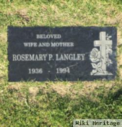 Rosemary Pauline Verrell Langley