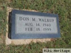 Don M. Walkup