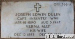 Capt Joseph Edwin Dulin