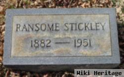 Ransome Stickley