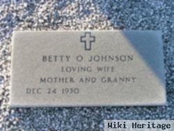 Betty O. Johnson
