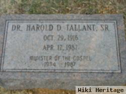 Dr Harold D. Tallant, Sr