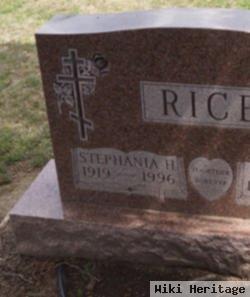 Stephania H Rice