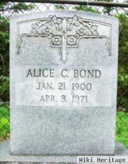 Alice C Bond