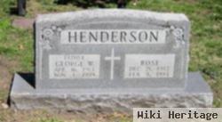 George W Henderson