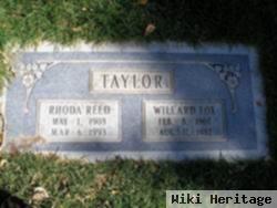 Rhoda Reed Taylor