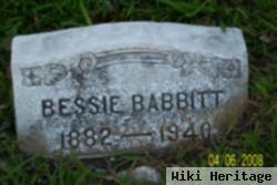 Mary Elizabeth "bessie" Babbitt