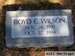 Boyd C Wilson