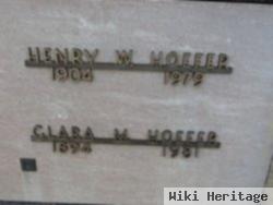 Clara M Hoefer