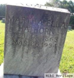 Martha Ella Hathorn