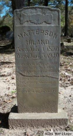 James Matterson Hiland