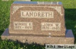 Minnie E Dorsett Landreth