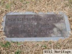 Minnie Ola Setzer Bowman