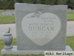 Mattie Franklin Duncan