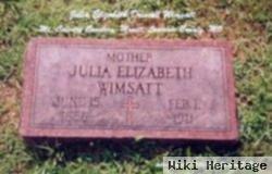 Julia Elizabeth Driscoll Wimsatt