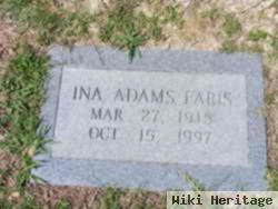 Ina Adams Faris