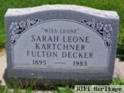 Sarah Leone Kartchner Decker