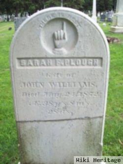 Sarah F Plough Williams