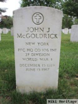 John J Mcgoldrick