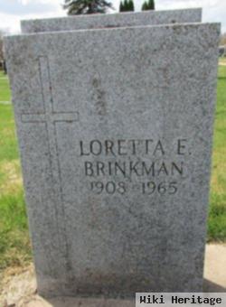 Loretta E Brinkman