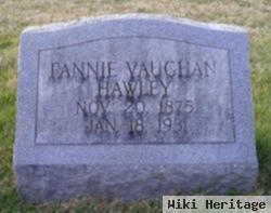 Fannie May (Mae) Vaughan Hawley