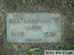 Mrs Hannah H Miller Ochs