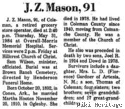 J. Z. Mason