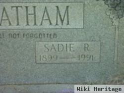 Sadie R. Cheatham