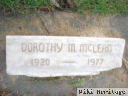 Dorothy M Mclean