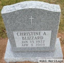 Christine A Blizzard